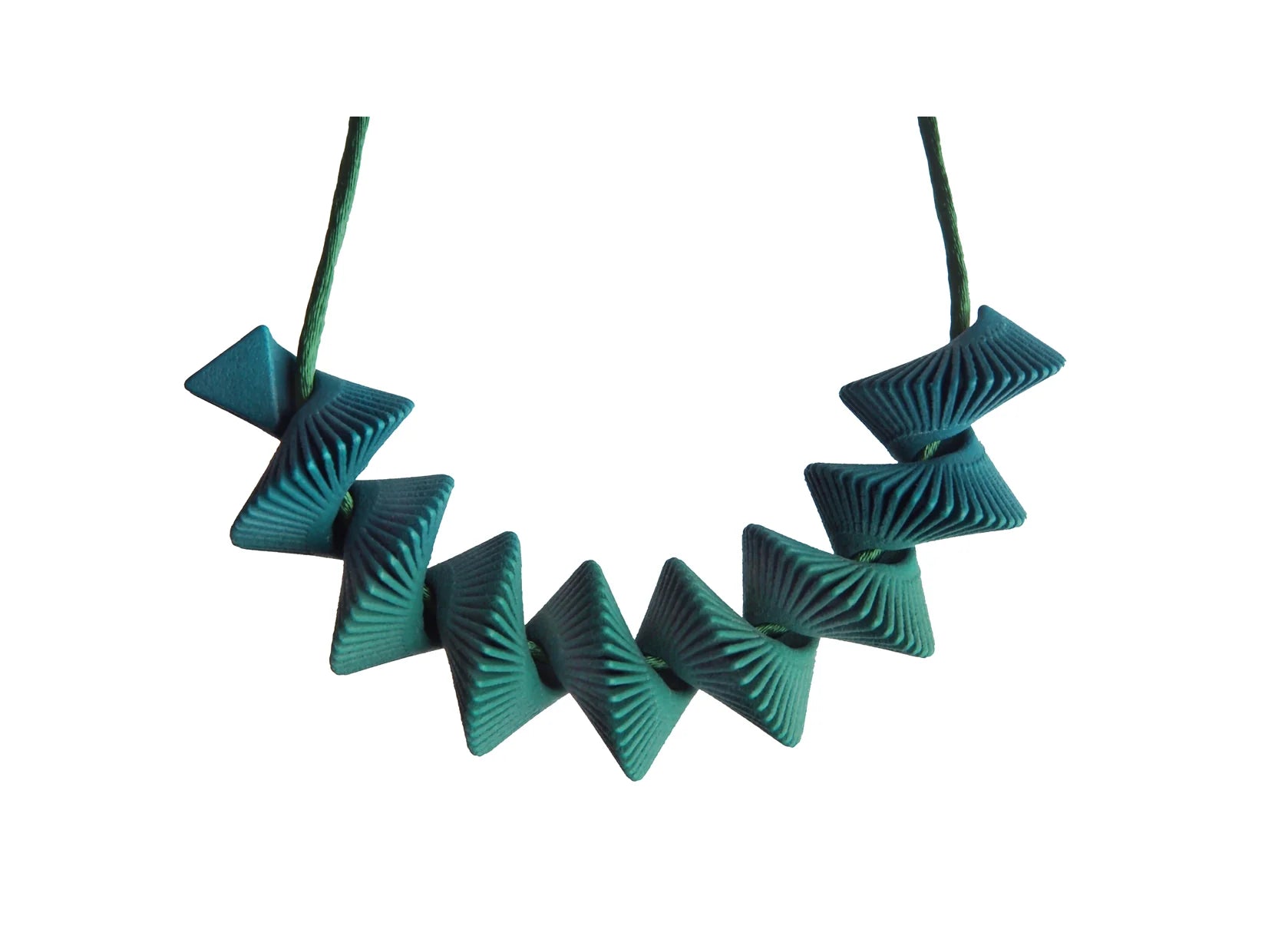 Green Helix Necklace - The Nancy Smillie Shop - Art, Jewellery & Designer Gifts Glasgow
