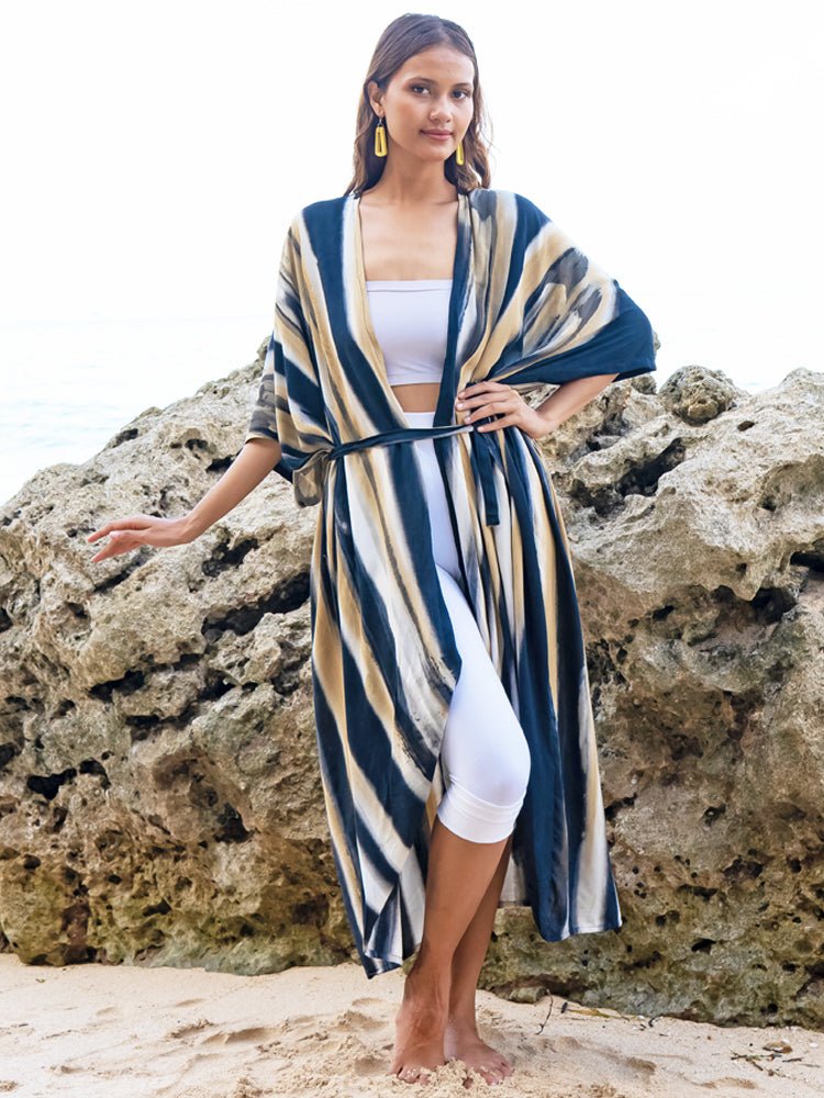 Grey Abstract Kimono - The Nancy Smillie Shop - Art, Jewellery & Designer Gifts Glasgow