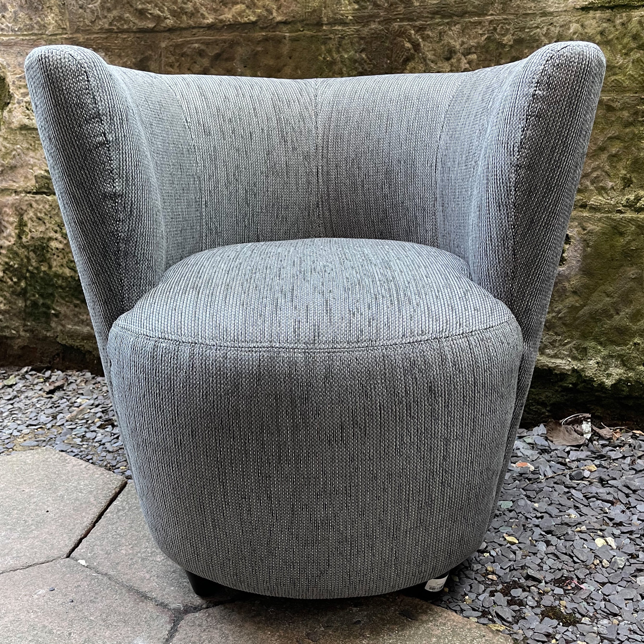 Grey Hugo Chair - last one in stock - The Nancy Smillie Shop - Art, Jewellery & Designer Gifts Glasgow