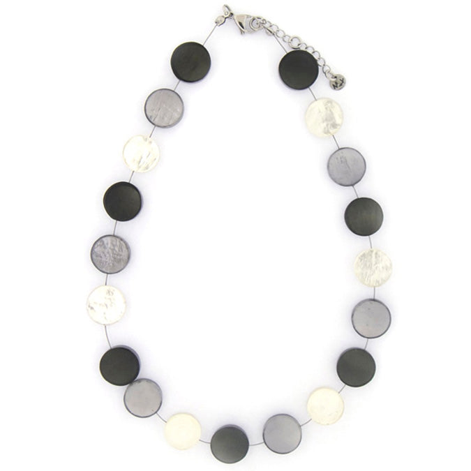 Grey Shell & Resin Necklace - The Nancy Smillie Shop - Art, Jewellery & Designer Gifts Glasgow