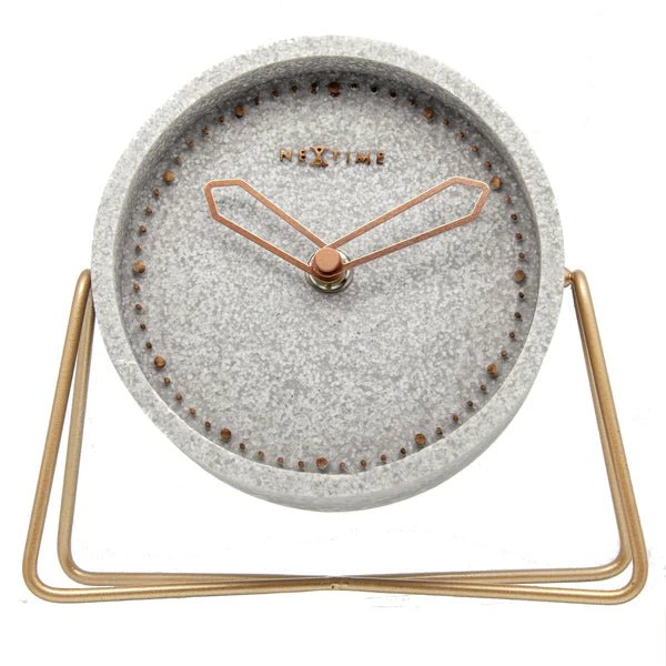 Grey Stone Clock - The Nancy Smillie Shop - Art, Jewellery & Designer Gifts Glasgow
