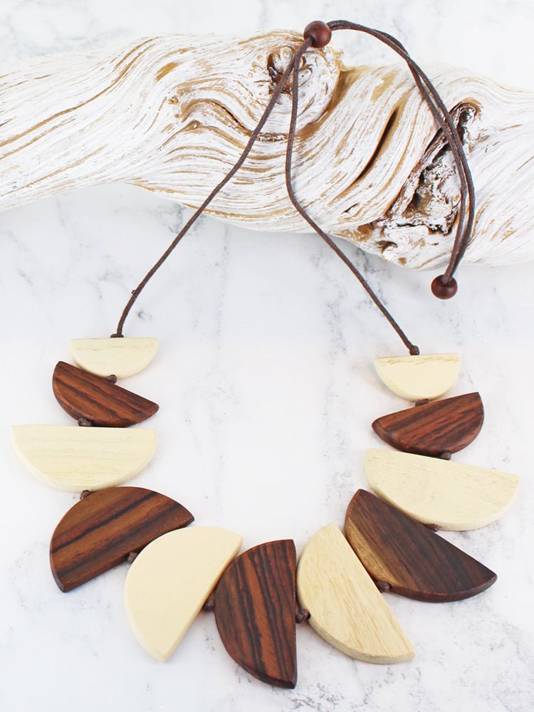 Half Moon Fan Necklace - The Nancy Smillie Shop - Art, Jewellery & Designer Gifts Glasgow