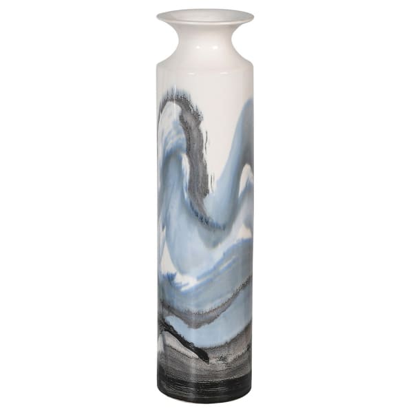 Hand Painted Wave Vase - The Nancy Smillie Shop - Art, Jewellery & Designer Gifts Glasgow