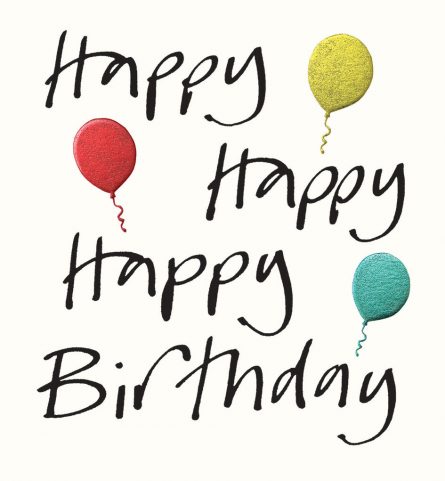 Happy Happy Card - The Nancy Smillie Shop - Art, Jewellery & Designer Gifts Glasgow