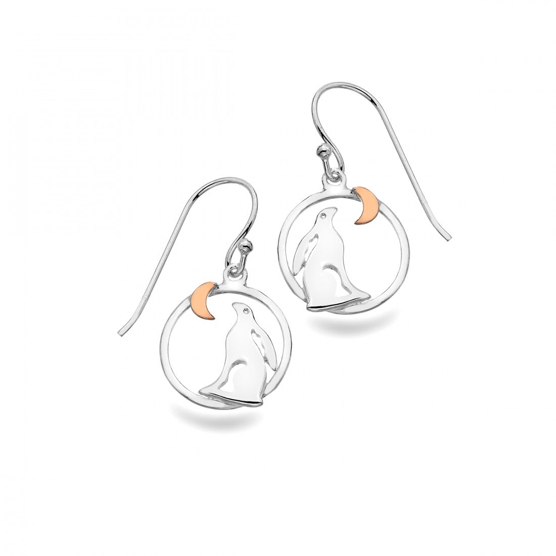 Hare And Moon Earrings - The Nancy Smillie Shop - Art, Jewellery & Designer Gifts Glasgow