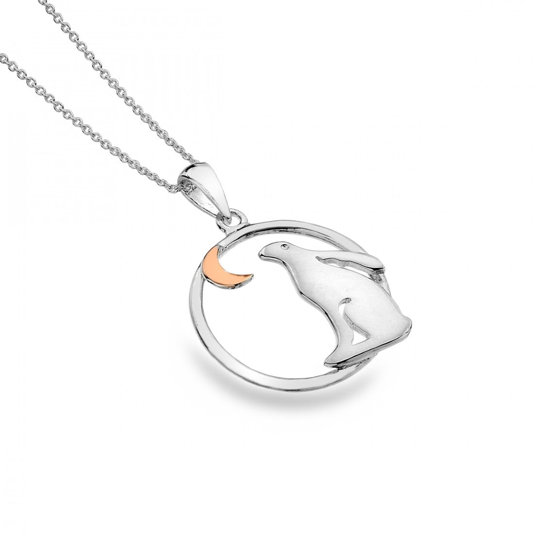 Hare And Moon Necklace - The Nancy Smillie Shop - Art, Jewellery & Designer Gifts Glasgow
