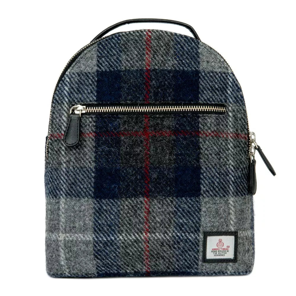 Harris Tweed Backpack - The Nancy Smillie Shop - Art, Jewellery & Designer Gifts Glasgow