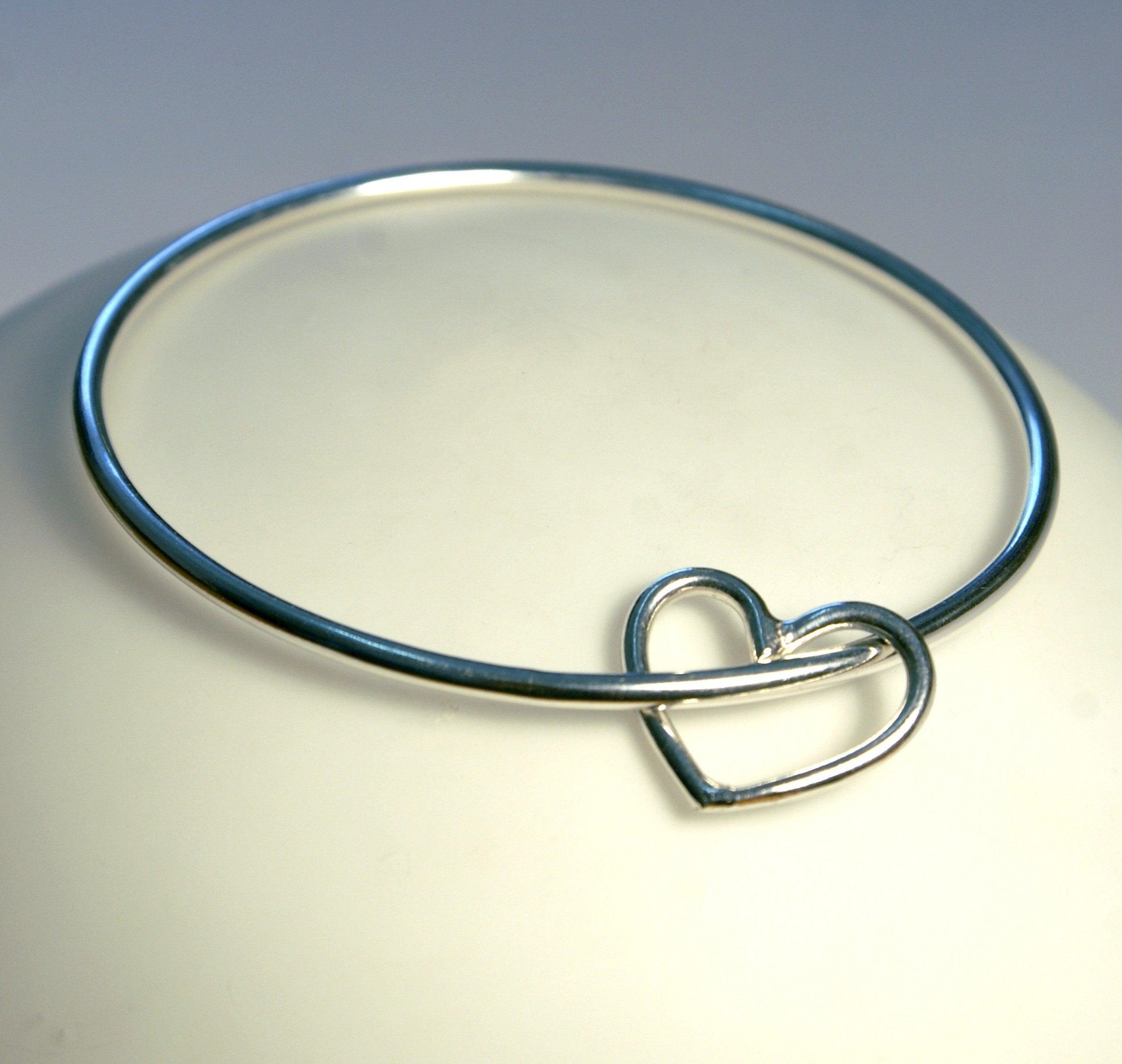 Heart Bangle - The Nancy Smillie Shop - Art, Jewellery & Designer Gifts Glasgow