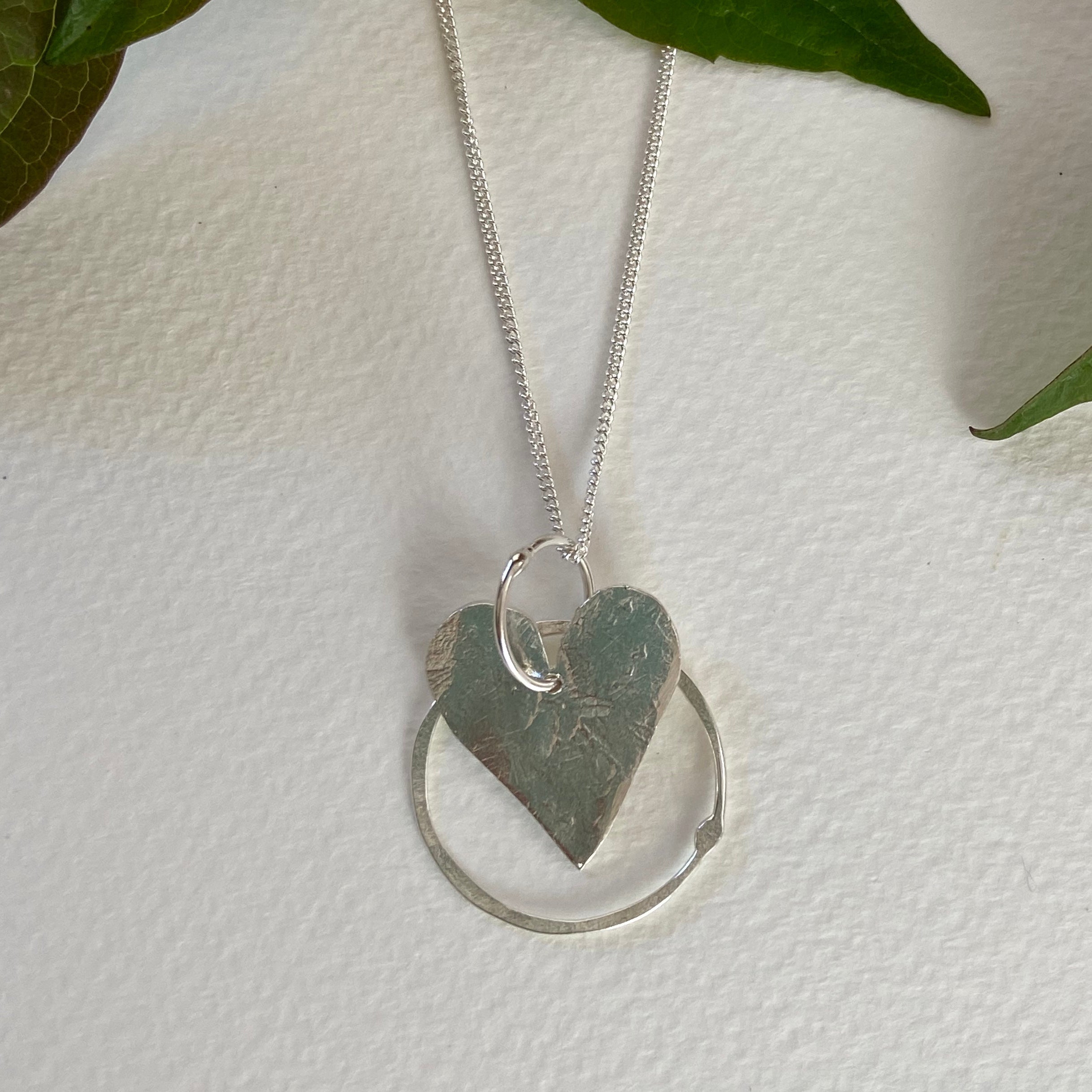 Heart Hoop Pendant - The Nancy Smillie Shop - Art, Jewellery & Designer Gifts Glasgow