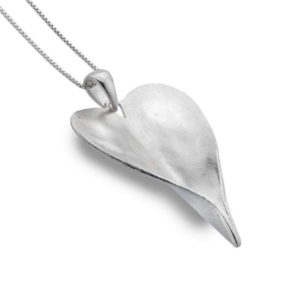 Heart Shaped Leaf Necklace - The Nancy Smillie Shop - Art, Jewellery & Designer Gifts Glasgow