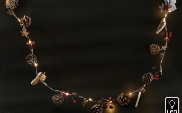 Heart/Tree LED Garland - The Nancy Smillie Shop - Art, Jewellery & Designer Gifts Glasgow