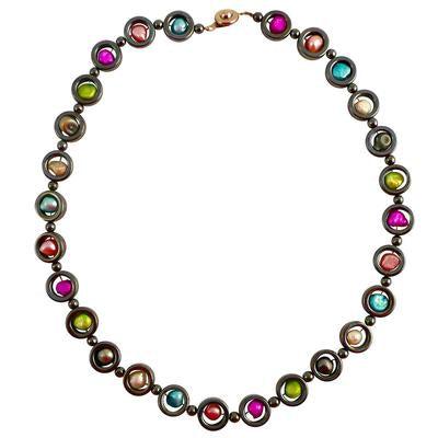 Hematite & Pearl Necklace - The Nancy Smillie Shop - Art, Jewellery & Designer Gifts Glasgow