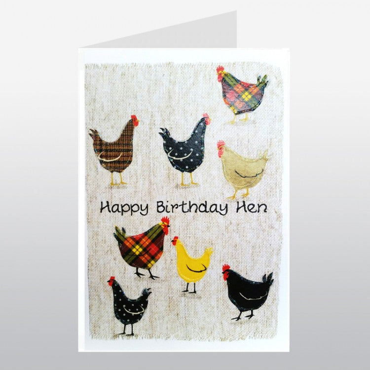 Hen Birthday Card - The Nancy Smillie Shop - Art, Jewellery & Designer Gifts Glasgow