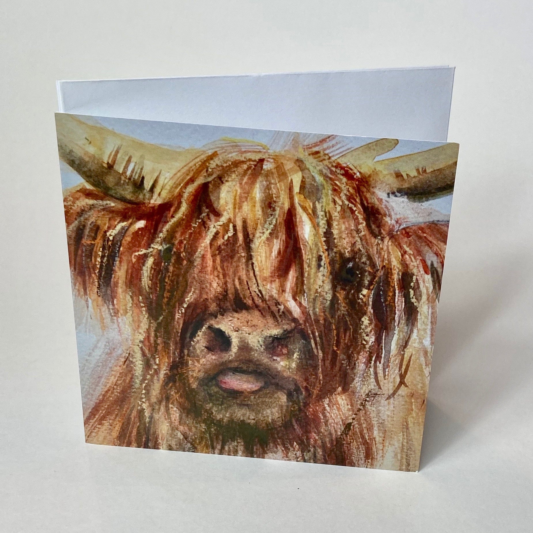 Highland Cow Pack of 4 Cards - The Nancy Smillie Shop - Art, Jewellery & Designer Gifts Glasgow