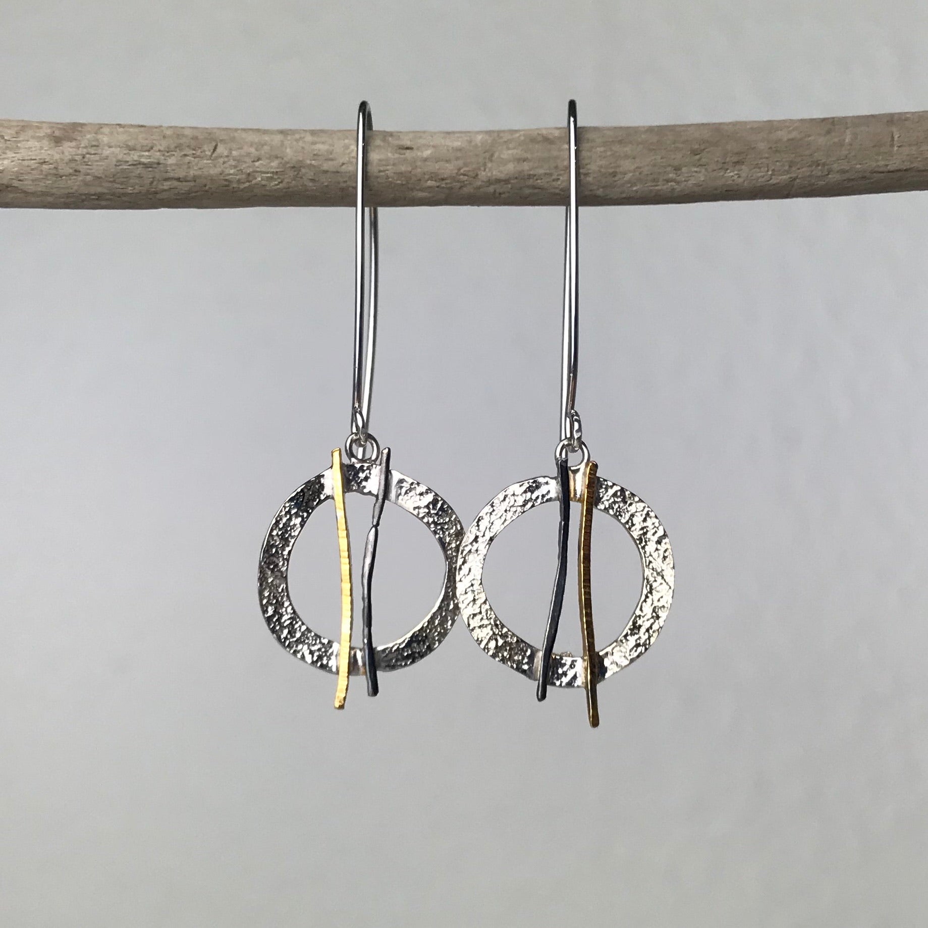 Hoop Twig Earrings - The Nancy Smillie Shop - Art, Jewellery & Designer Gifts Glasgow