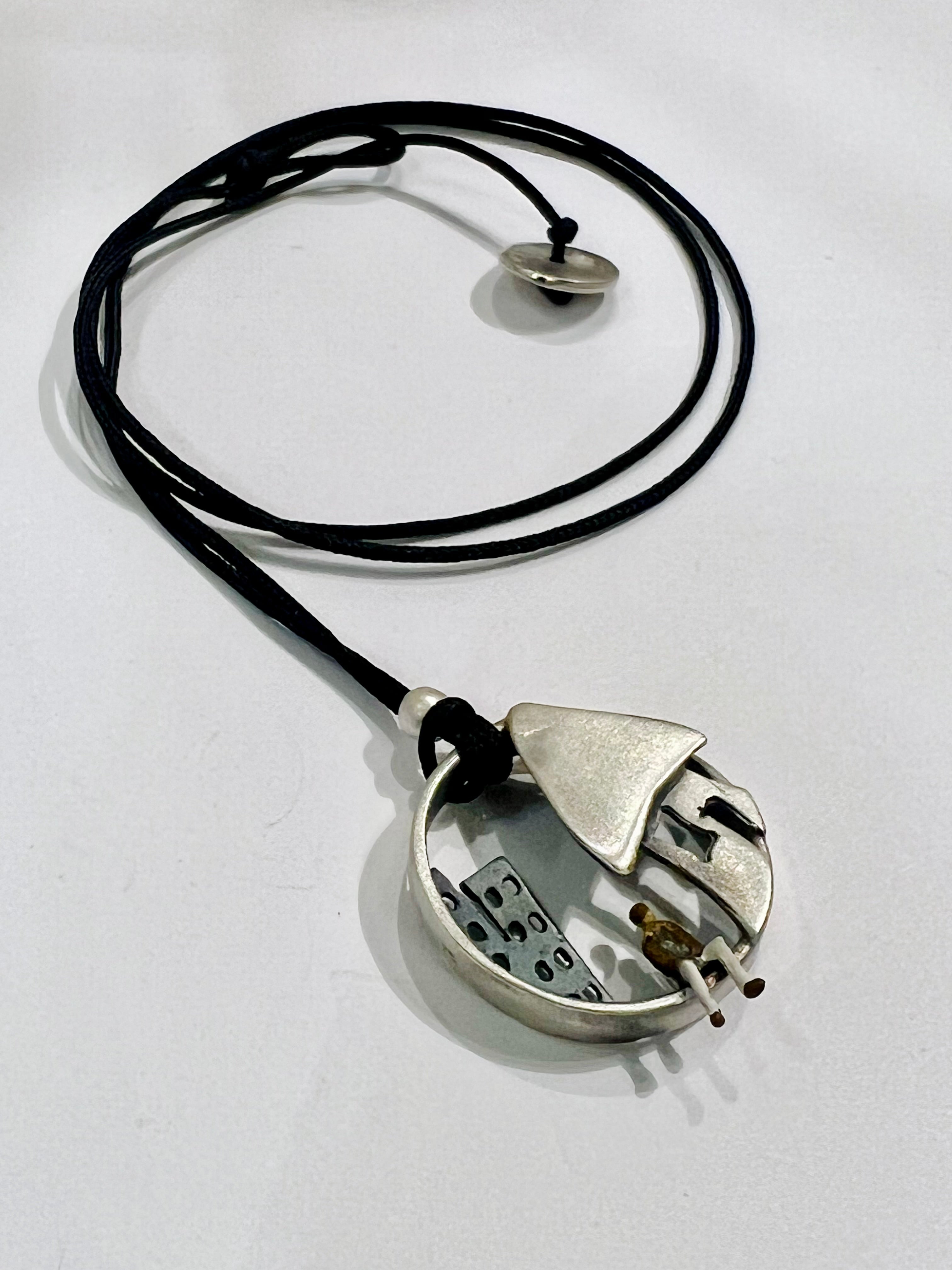 House & Man Necklace - Jewellery - Scotland