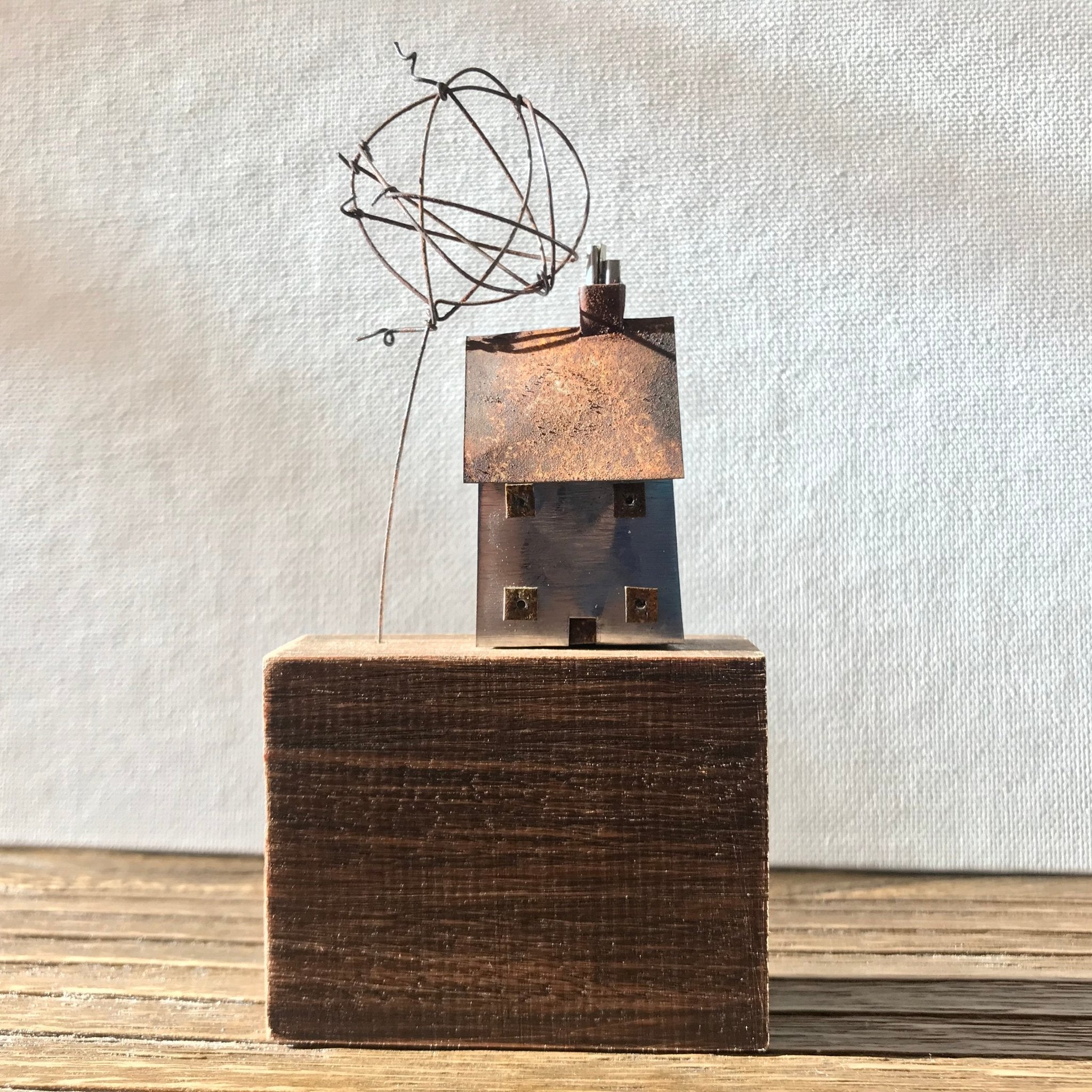 House & Wire Tree - The Nancy Smillie Shop - Art, Jewellery & Designer Gifts Glasgow