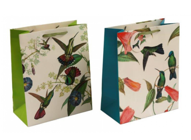 19 x 23 cm Hummingbird gift bag