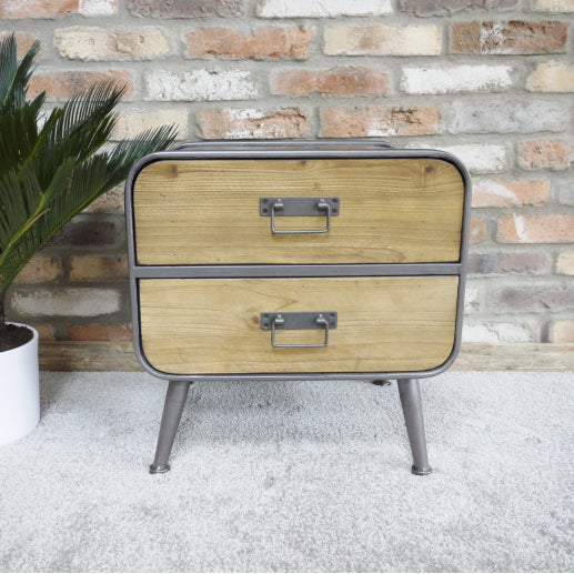 Industrial Cabinet - 2 Drawers - The Nancy Smillie Shop - Art, Jewellery & Designer Gifts Glasgow