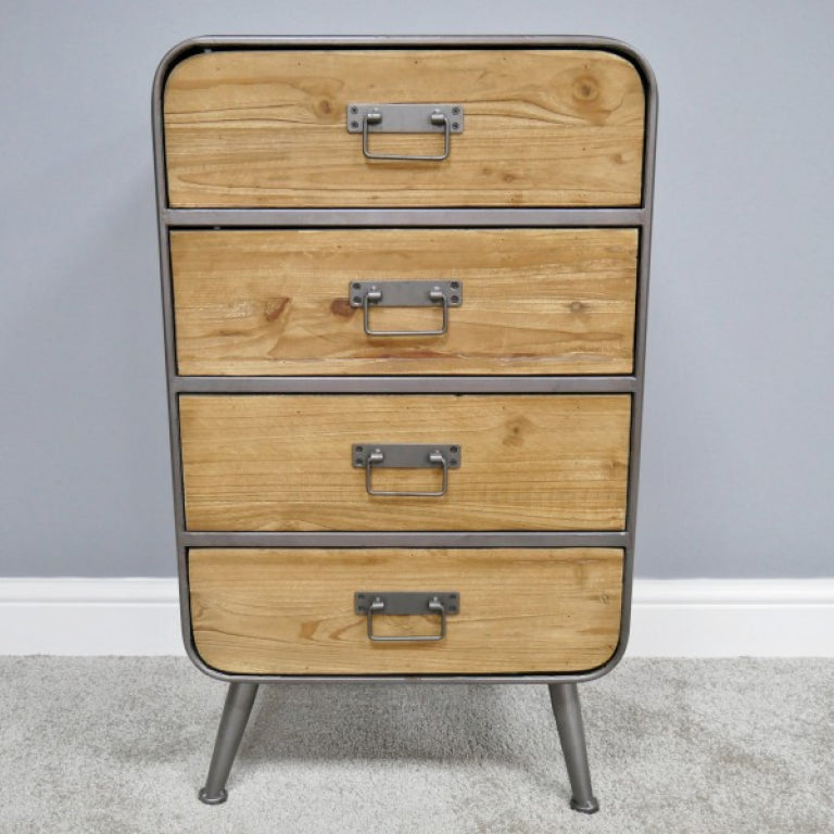 Industrial Cabinet - 4 Drawers - The Nancy Smillie Shop - Art, Jewellery & Designer Gifts Glasgow