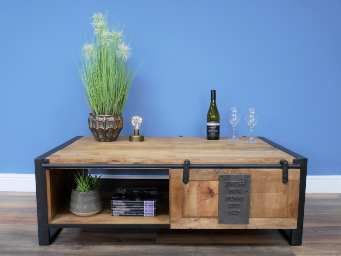 Industrial Coffee Table - The Nancy Smillie Shop - Art, Jewellery & Designer Gifts Glasgow