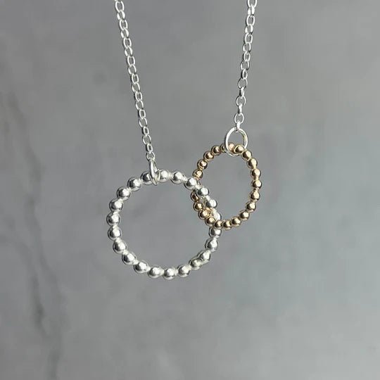 Interlinked Beaded Halo Necklace - The Nancy Smillie Shop - Art, Jewellery & Designer Gifts Glasgow
