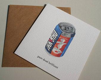 Irn Bru Card - The Nancy Smillie Shop - Art, Jewellery & Designer Gifts Glasgow