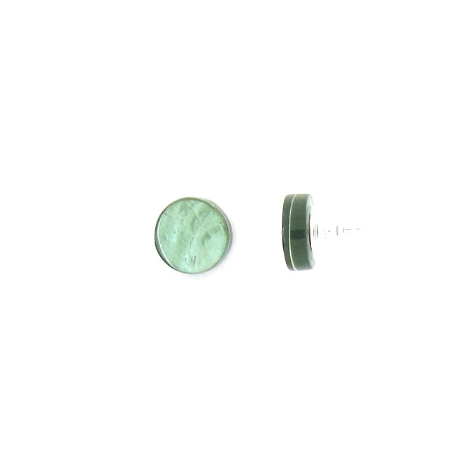 Jade Green Small Studs - The Nancy Smillie Shop - Art, Jewellery & Designer Gifts Glasgow