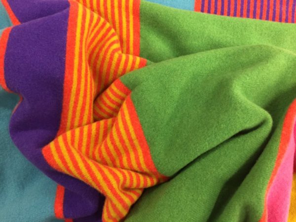 Kelly Lambswool Throw Spectrum - The Nancy Smillie Shop - Art, Jewellery & Designer Gifts Glasgow