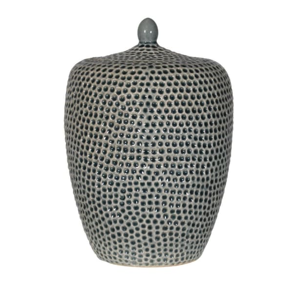 Khaki Dimple Jar - The Nancy Smillie Shop - Art, Jewellery & Designer Gifts Glasgow