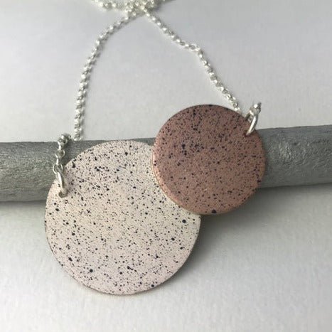 La Laguna Double Dot Necklace - The Nancy Smillie Shop - Art, Jewellery & Designer Gifts Glasgow