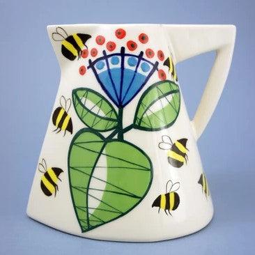 Large Bee Jug - The Nancy Smillie Shop - Art, Jewellery & Designer Gifts Glasgow