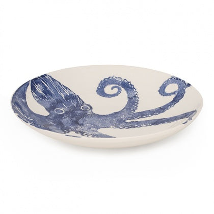 Large Blue Octopus Serving Bowl - The Nancy Smillie Shop - Art, Jewellery & Designer Gifts Glasgow