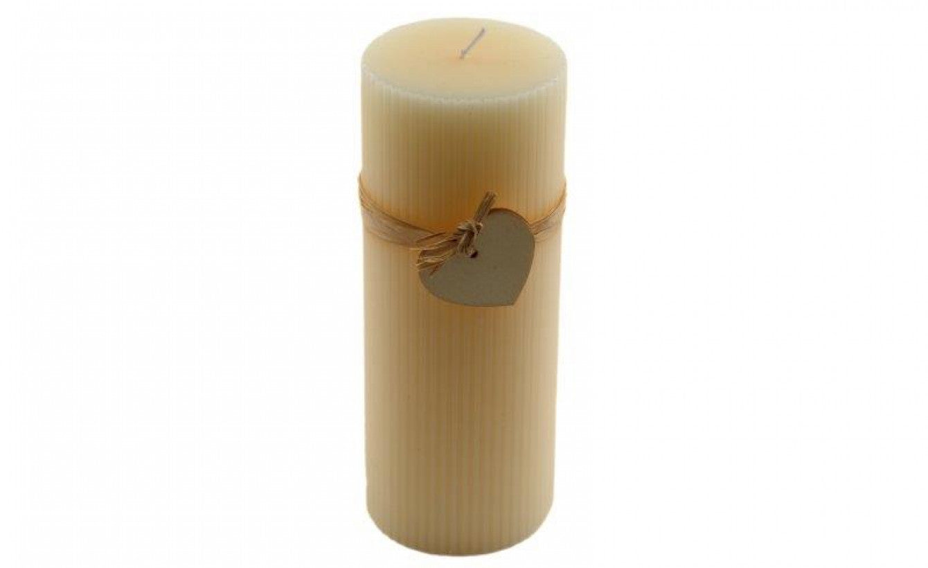 Large Cream Heart Candle - The Nancy Smillie Shop - Art, Jewellery & Designer Gifts Glasgow