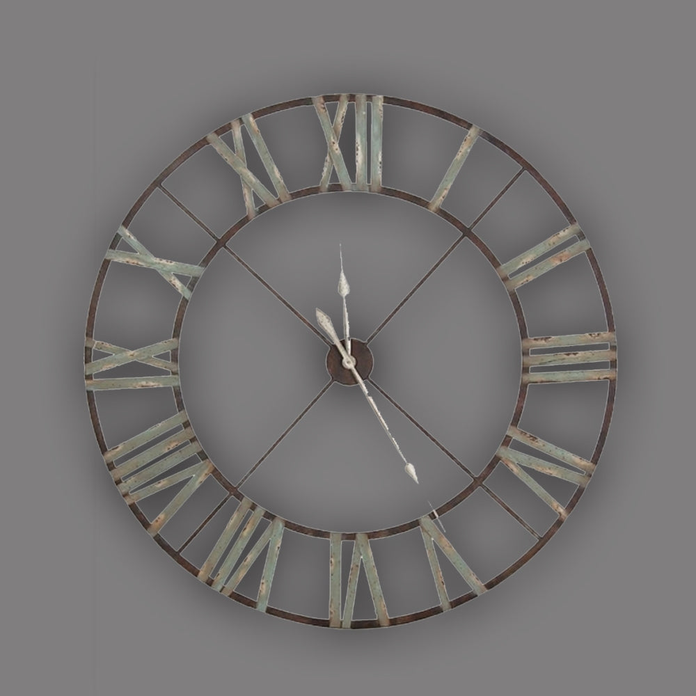 Large Iron Clock - The Nancy Smillie Shop - Art, Jewellery & Designer Gifts Glasgow