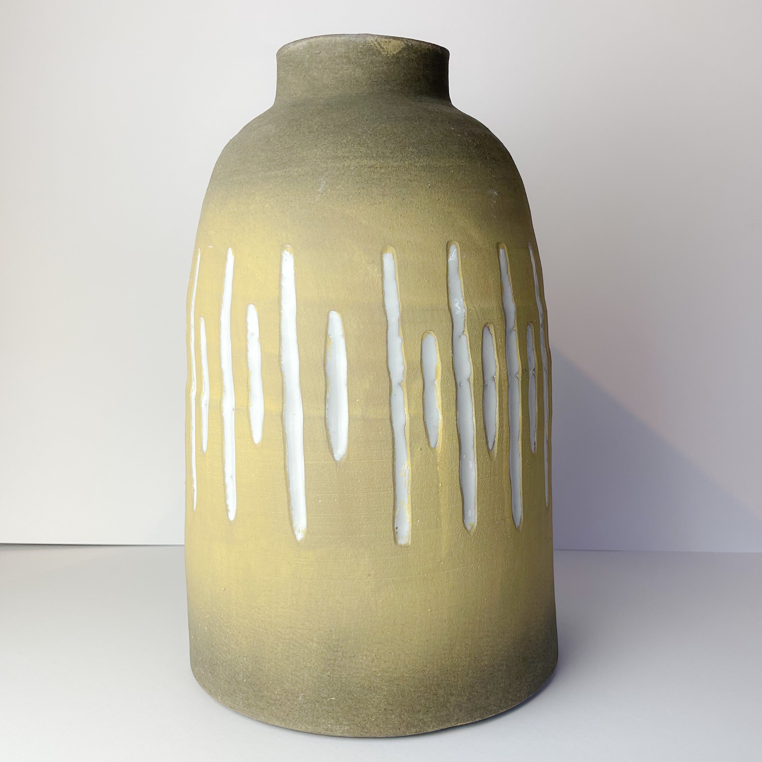 Large Sand Stripes Vase - The Nancy Smillie Shop - Art, Jewellery & Designer Gifts Glasgow
