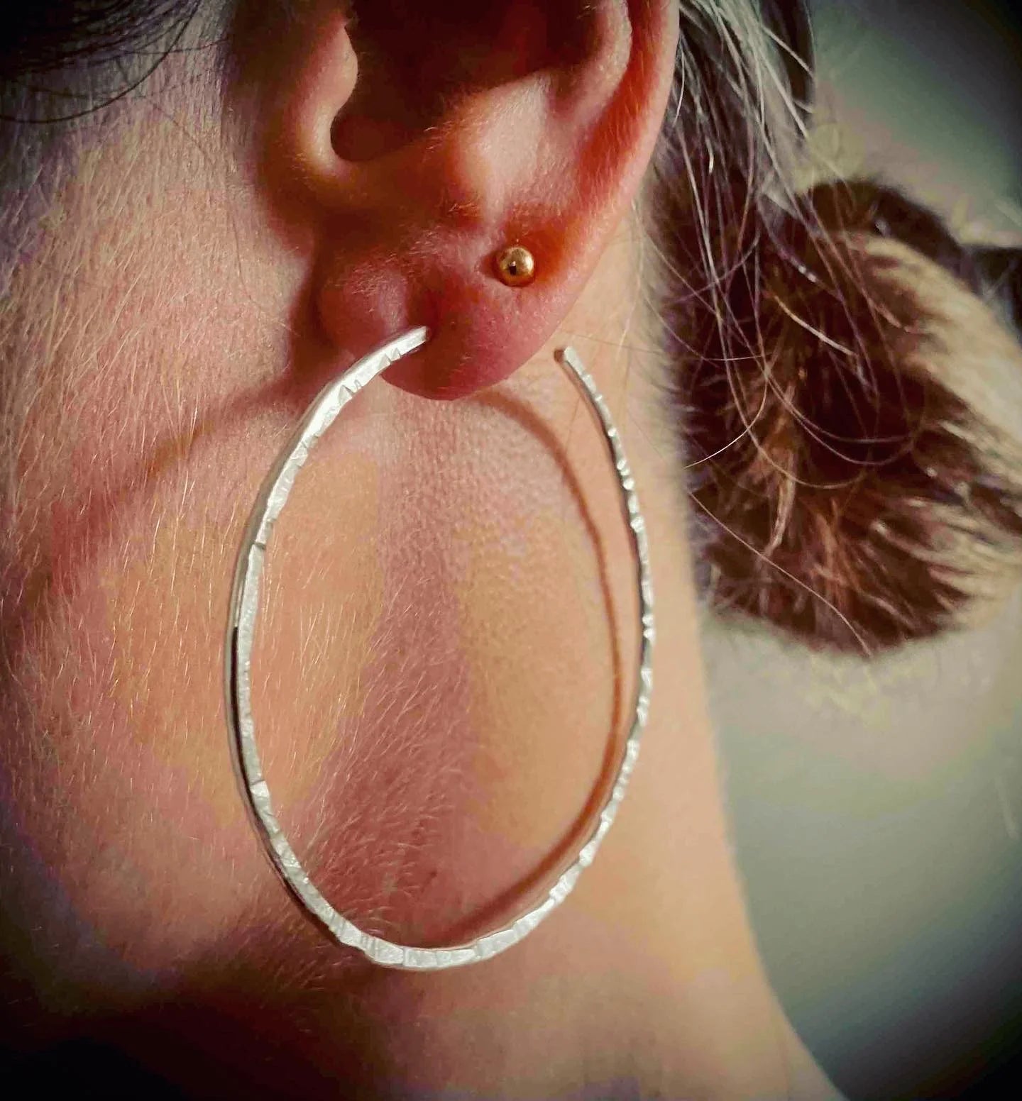 Large Silver Hoops - The Nancy Smillie Shop - Art, Jewellery & Designer Gifts Glasgow