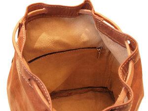 Large Tan Leather Rucksack - The Nancy Smillie Shop - Art, Jewellery & Designer Gifts Glasgow