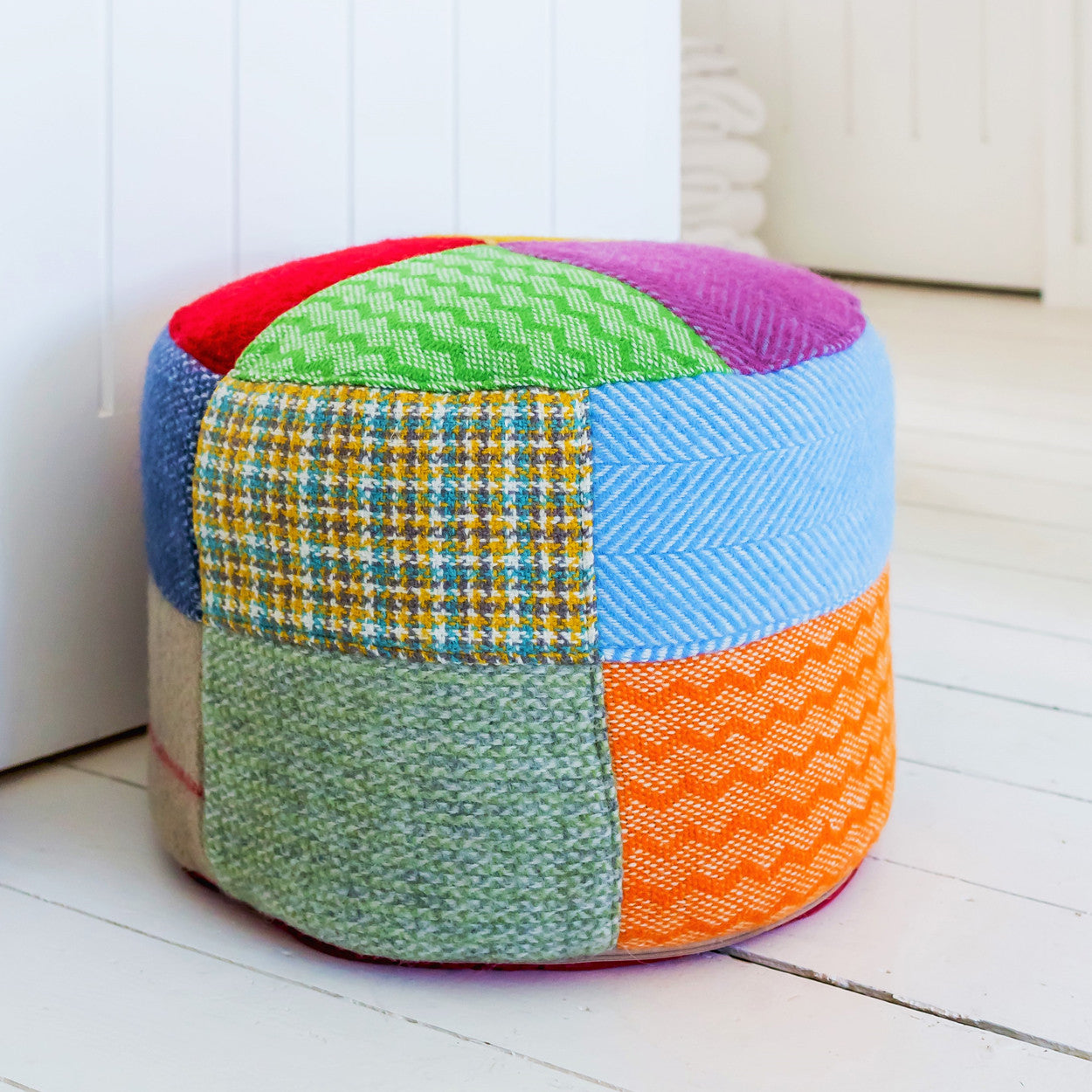 lifestyle patchwork pouf - All House & Home - Scotland