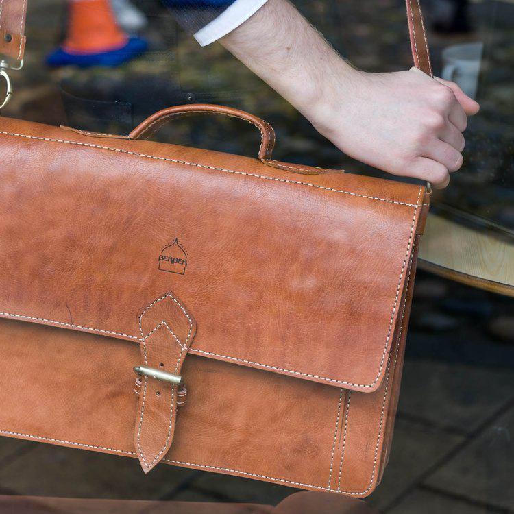 Light Brown Casablanca Mini Satchel - The Nancy Smillie Shop - Art, Jewellery & Designer Gifts Glasgow