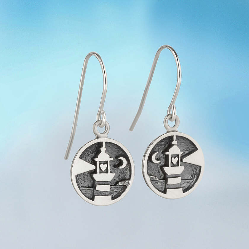 Lighthouse Earrings - The Nancy Smillie Shop - Art, Jewellery & Designer Gifts Glasgow