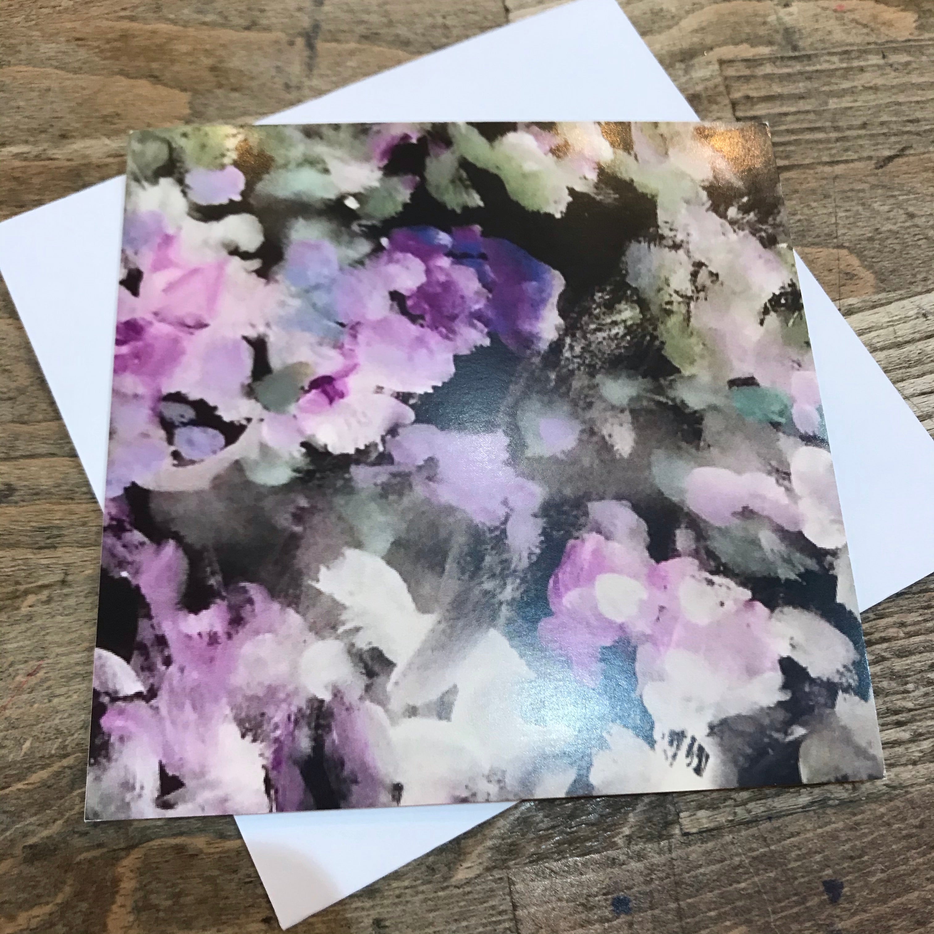 Lilac Flowers Card - The Nancy Smillie Shop - Art, Jewellery & Designer Gifts Glasgow