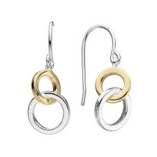 Linked Circle Earrings - The Nancy Smillie Shop - Art, Jewellery & Designer Gifts Glasgow