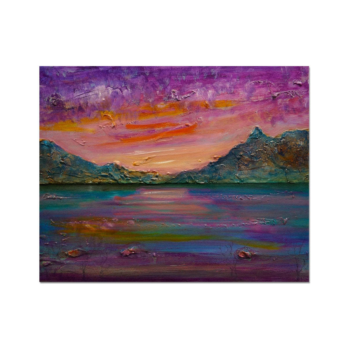 Loch Leven Sunset Artist Proof Collector Print