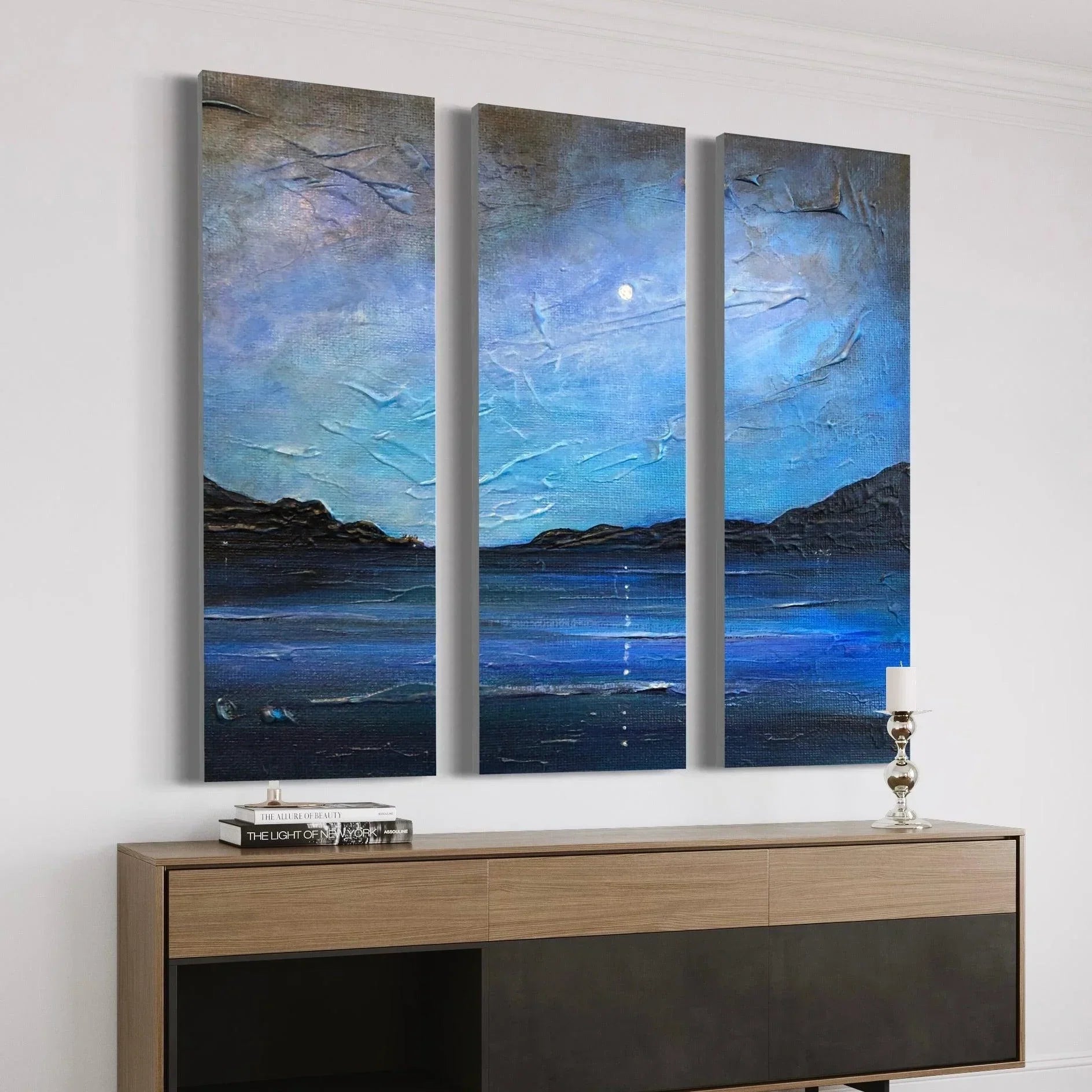 Loch Ness Moonlight  | Statement Interior Wall Art from Scotland