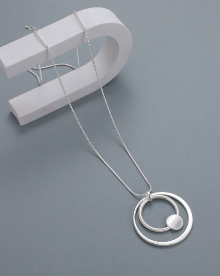 Long Circles Necklace - The Nancy Smillie Shop - Art, Jewellery & Designer Gifts Glasgow