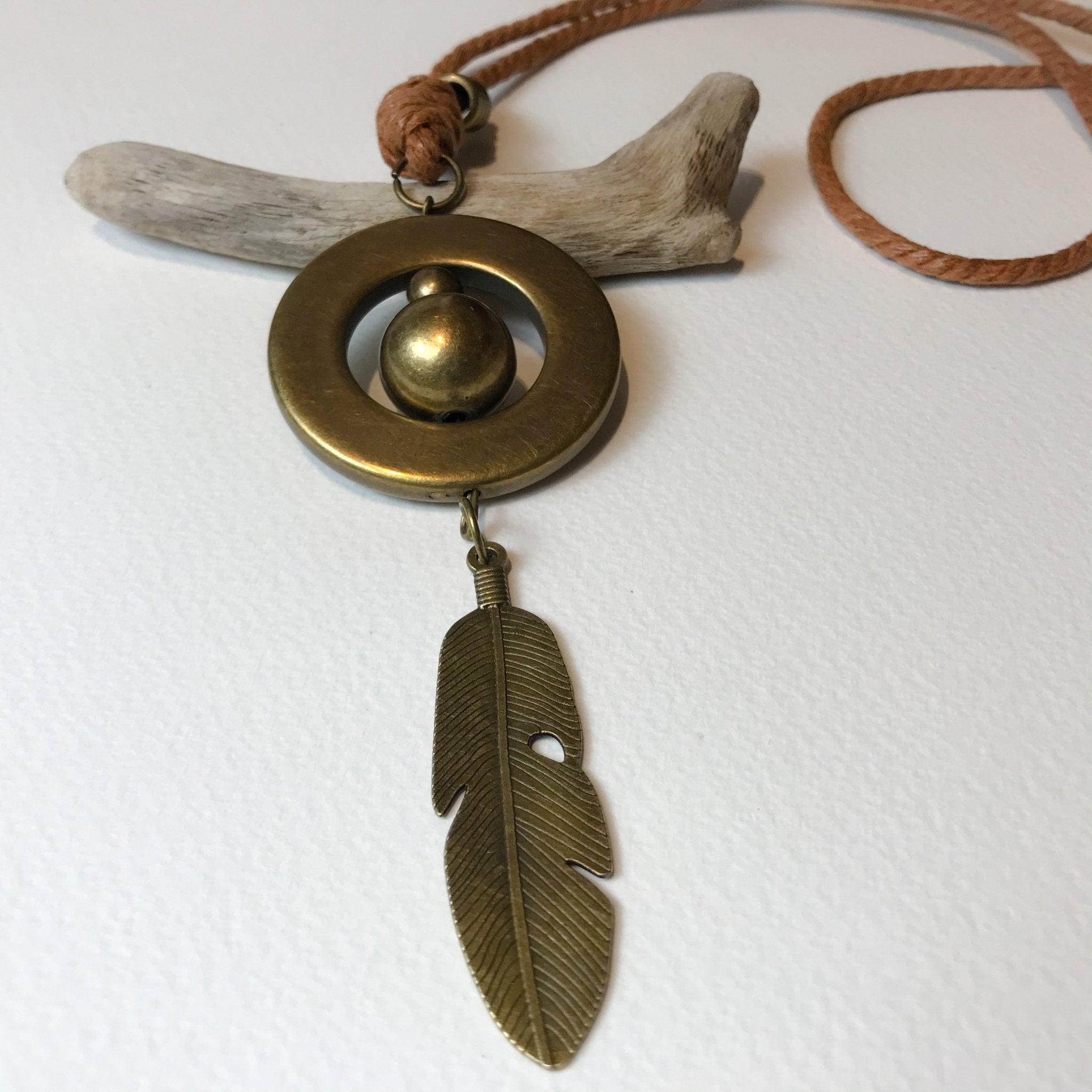 Long Feather Necklace - The Nancy Smillie Shop - Art, Jewellery & Designer Gifts Glasgow