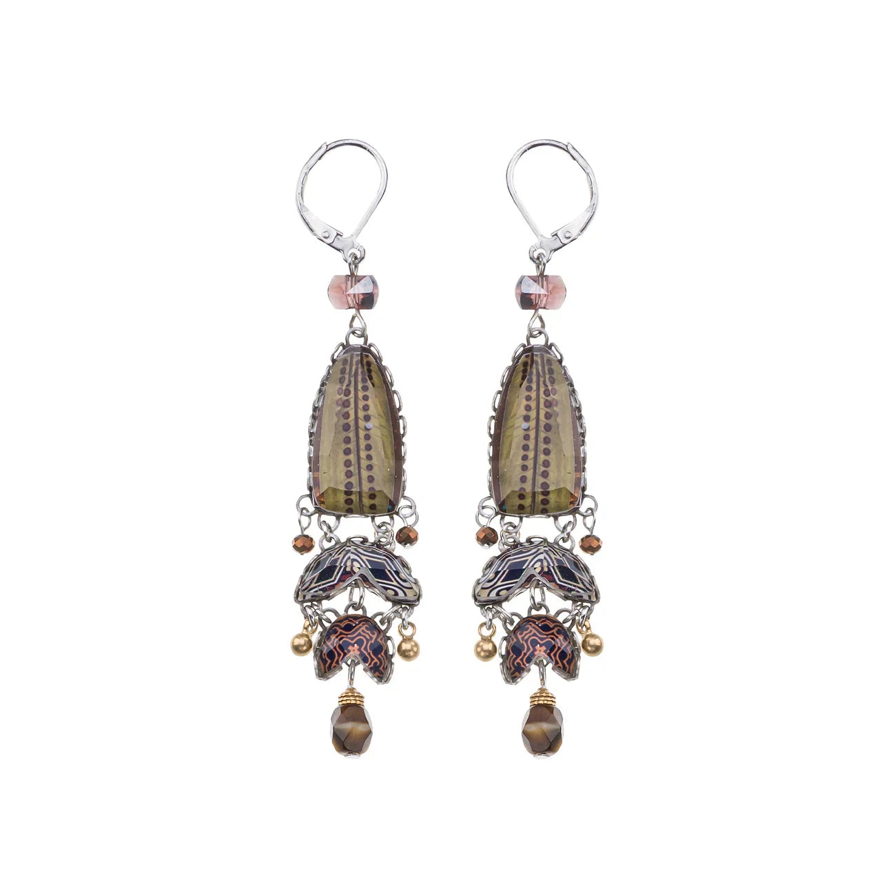 Long Green Earrings - Jewellery - Scotland