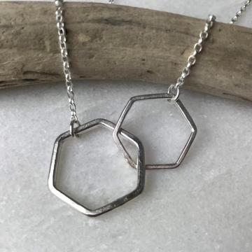 Long Honeycomb Necklace - The Nancy Smillie Shop - Art, Jewellery & Designer Gifts Glasgow