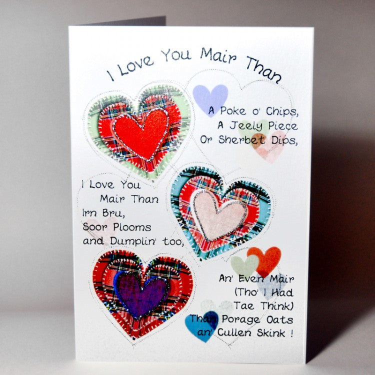 Love You Mair Card - The Nancy Smillie Shop - Art, Jewellery & Designer Gifts Glasgow